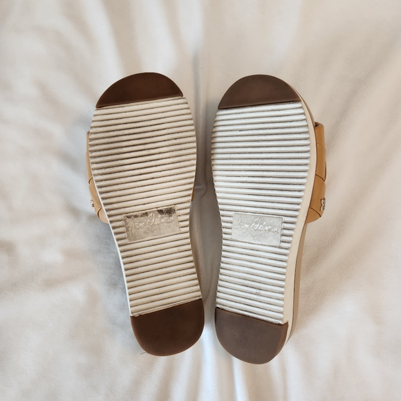Sam Edleman sandal womens size 6 Adaley woven slide 1" platform open toe leather - Picture 8 of 10